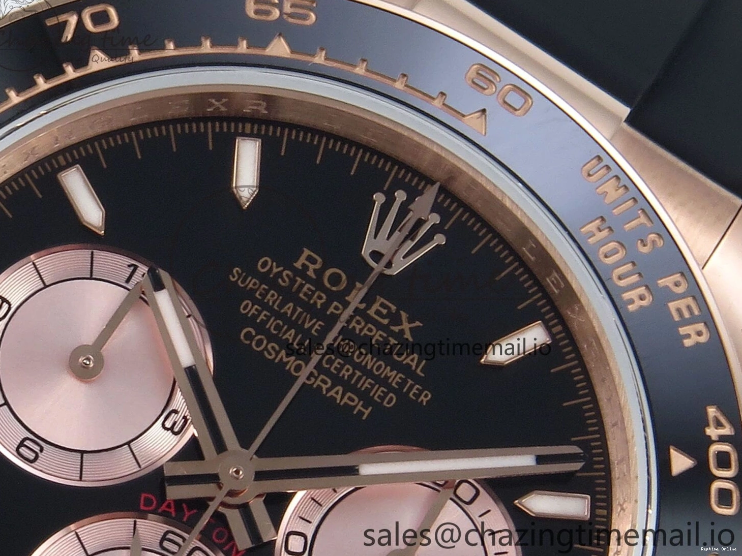 0206 Bold Daytona 126515 QF 1:1 Best Edition Black RG Dial on Oysterflex Strap SH4131 V 702